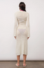 Loucia - Double-Keyhole Maxi Dress Ivory